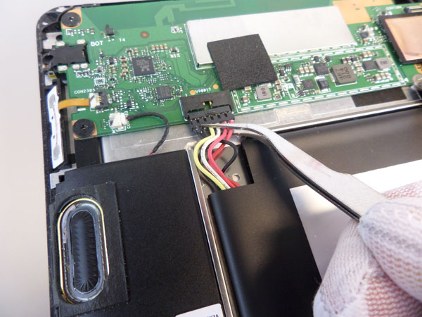 prise pour batterie memo pad